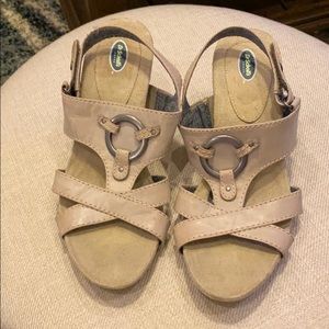 Leather upper sandal